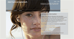 Desktop Screenshot of dentalcarezuerich.com